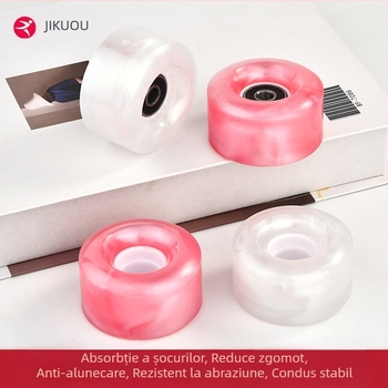 Roți pentru patine cu role - două rânduri, PU, pentru adulți