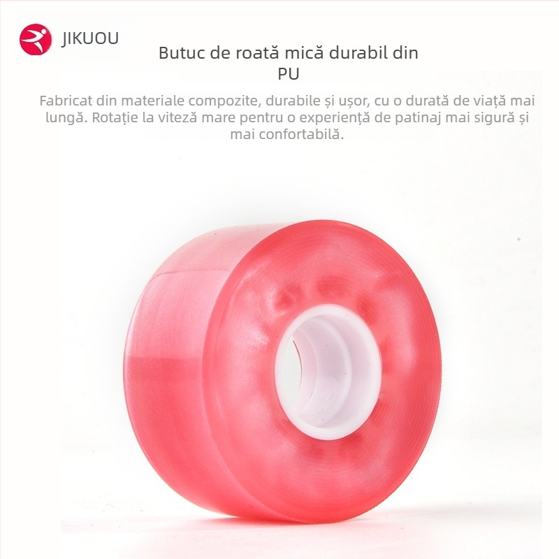 Roți pentru patine cu role - două rânduri, PU, pentru adulți