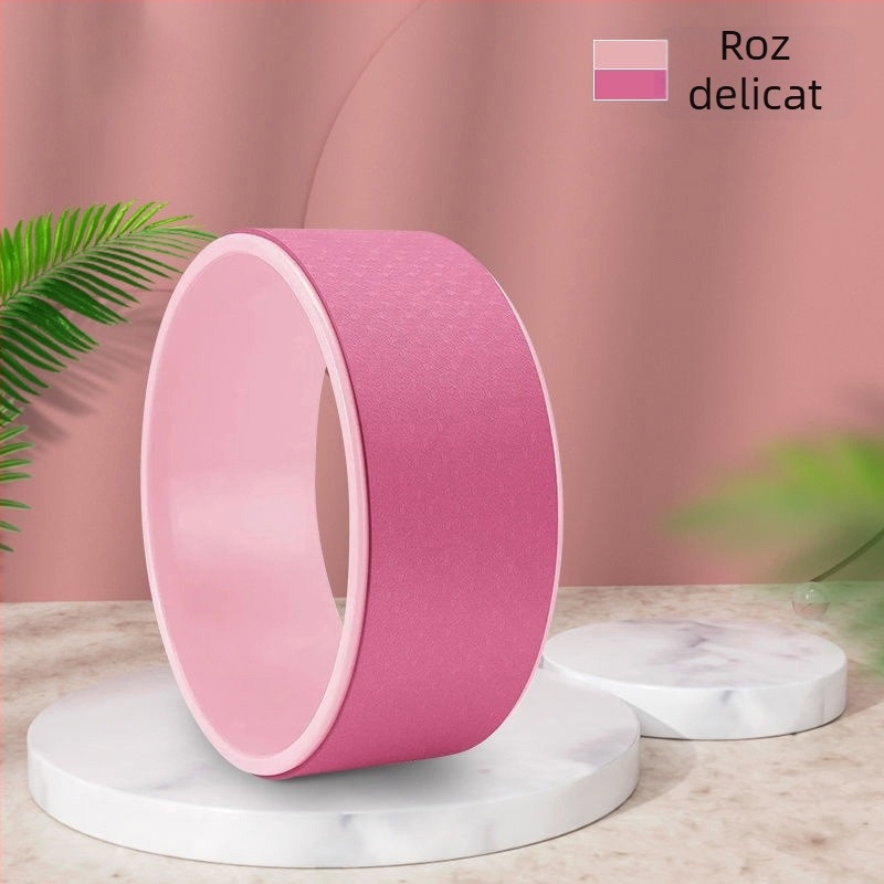 Roata de Yoga cu design Open-Back pentru îndreptări ale spatelui – pentru începători, echipament fitness, PP material, brand Shaking of the Ground