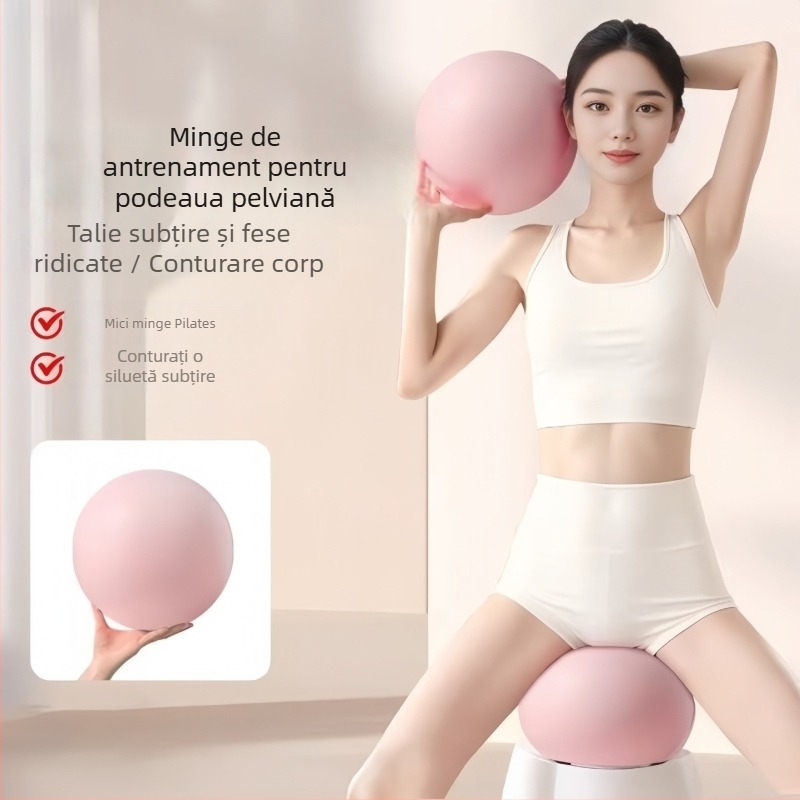 minge Pilates, îngroșată și anti-explozie, gonflabilă, PVC, 100 g, pentru utilizare acasă, yoga și reabilitare, antrenament de integrare senzorială pentru femei însărcinate și copii