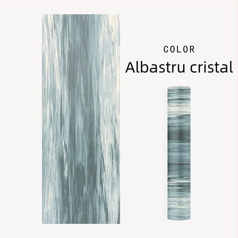 Covoraș de yoga din cauciuc natural, model cu dungi, anti-alunecare, rezistent la uzură (grosime 4 mm; greutate 2,8 kg)