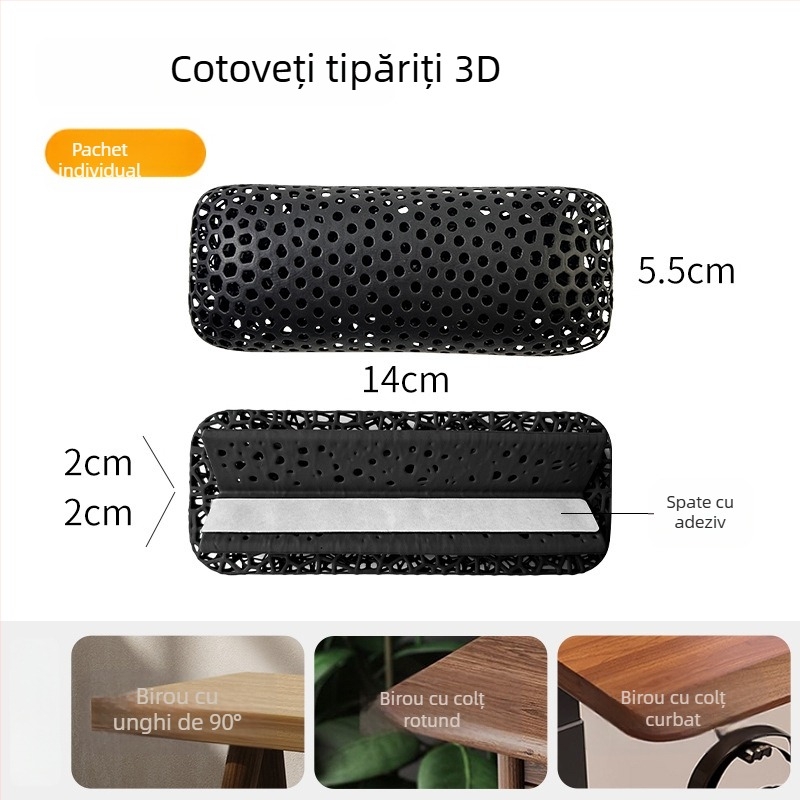 Pad pentru încheietură, Model 020-1, Rășină fotosensibilă flexibilă, 30 g, uz birou