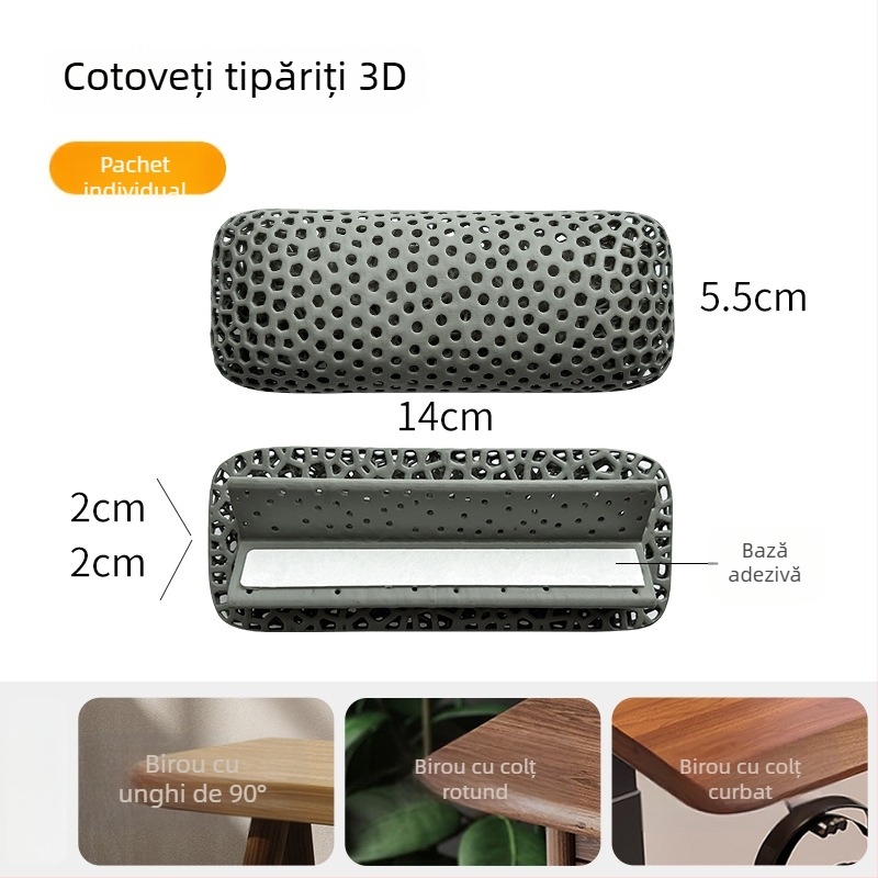 Pad pentru încheietură, Model 020-1, Rășină fotosensibilă flexibilă, 30 g, uz birou