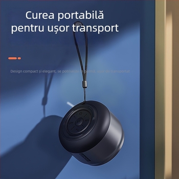 S100 mini boxă Bluetooth cu iluminare RGB, Bluetooth 5.0, 100 Hz–20 kHz, 3W, SNR ≥70 dB, baterie încorporată