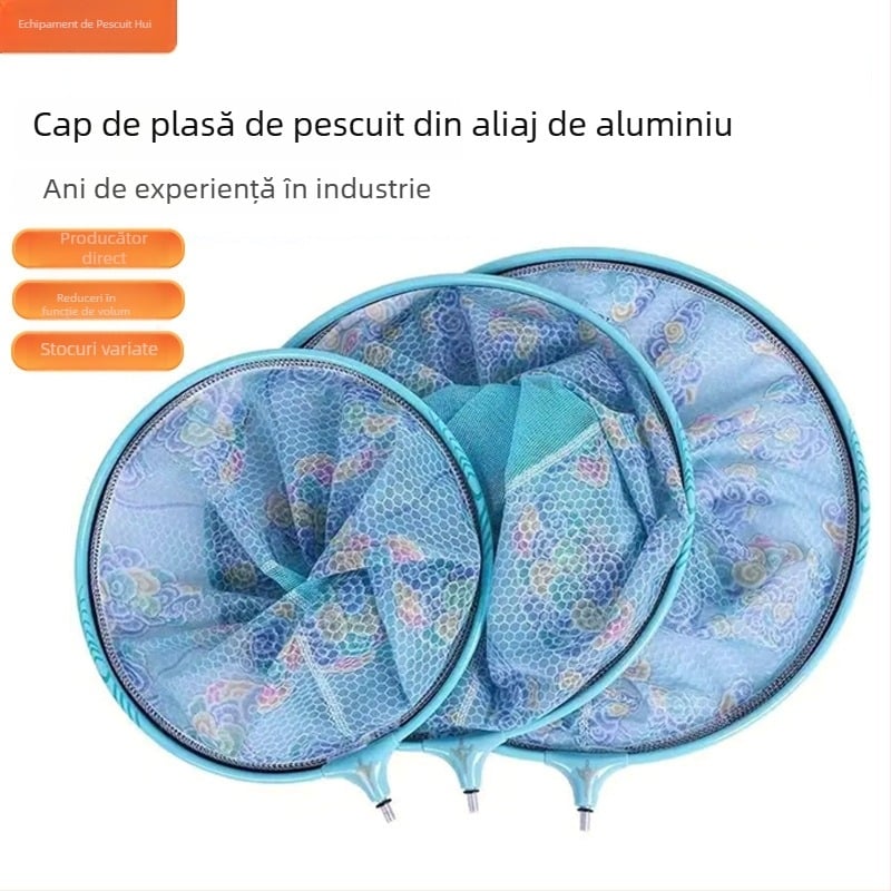 Plasă de pescuit cu husă — plasă fină anti-încâlcare, ultraușoară, adâncime 28 cm, sarcină 20 kg, cod Xc6512, plasă din nano-fibră