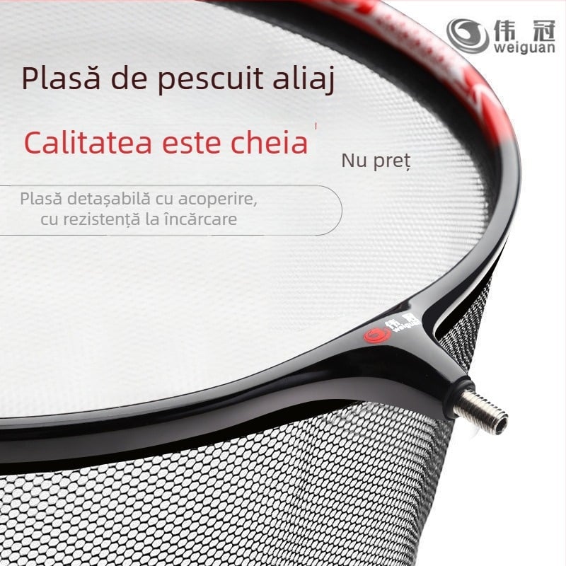 Cap de plasă de pescuit din aliaj de titan - ultra-ușor, Wei Guan, etichetare privată licențiată, fabricat în China