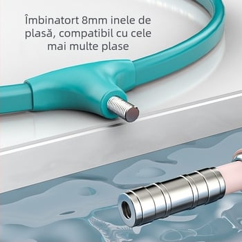 Capă de plasă pentru pescuit, cadru din aliaj de aluminiu, ultra-ușor, uscare rapidă, design anti-cârlig, plasă fină adâncită