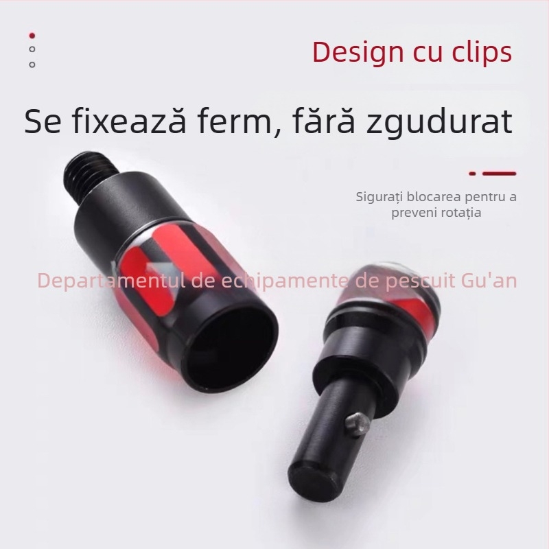 Conector pentru plasă de pescuit cu eliberare rapidă și cap anti-rotire, 8 mm, aliaj de aluminiu