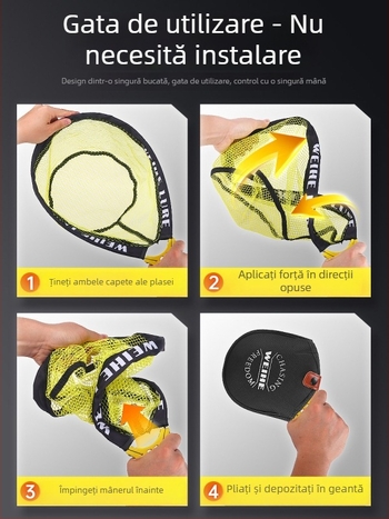 Weihe Sports plasă de pescuit pliabilă, 208 g / 223 g, buzunar pentru năluci, plasă de mână pentru pescuit în râuri