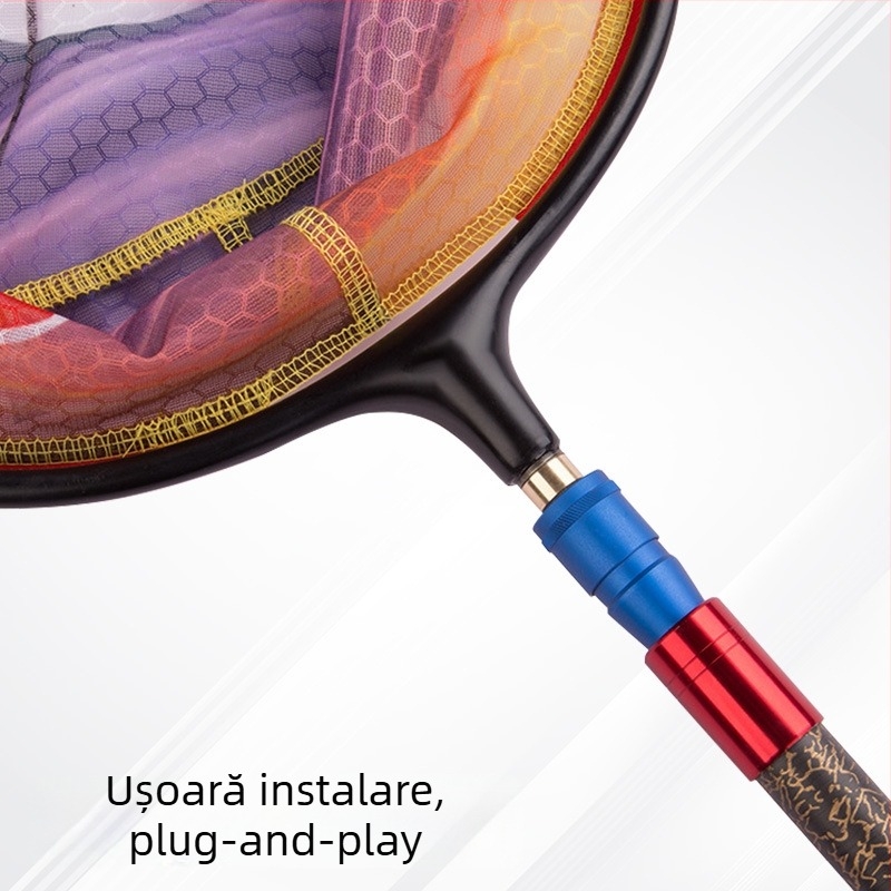 Cap de conversie rapidă pentru undițe, 8 mm, aliaj de aluminiu, anti-rotire, conector universal