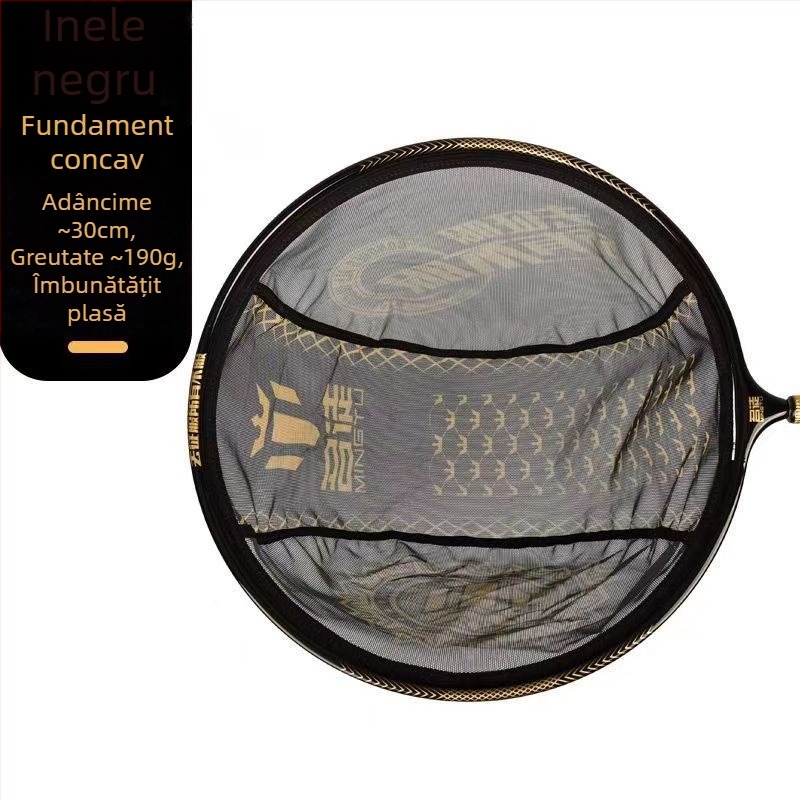 Cap de plasă pentru pescuit – plasă din aliaj carbon-aluminiu, încărcare 15 kg, adâncime 25 cm