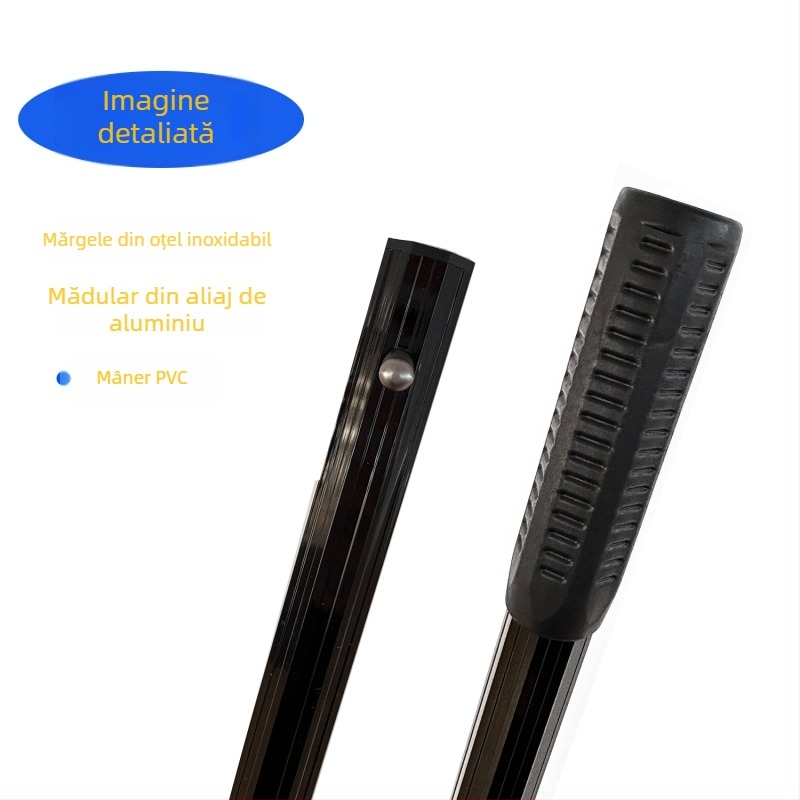 Țeavă telescopică din aliaj de aluminiu pentru plasă de pescuit, ultra-ușoară, portabilă