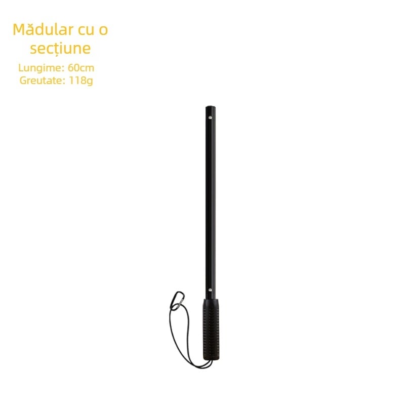 Țeavă telescopică din aliaj de aluminiu pentru plasă de pescuit, ultra-ușoară, portabilă