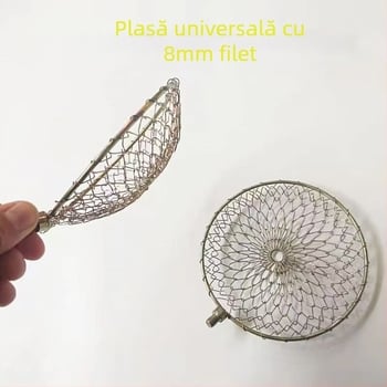 Cap pentru pescuit pe gheață, oțel inoxidabil, spart gheata, accesorii pescuit