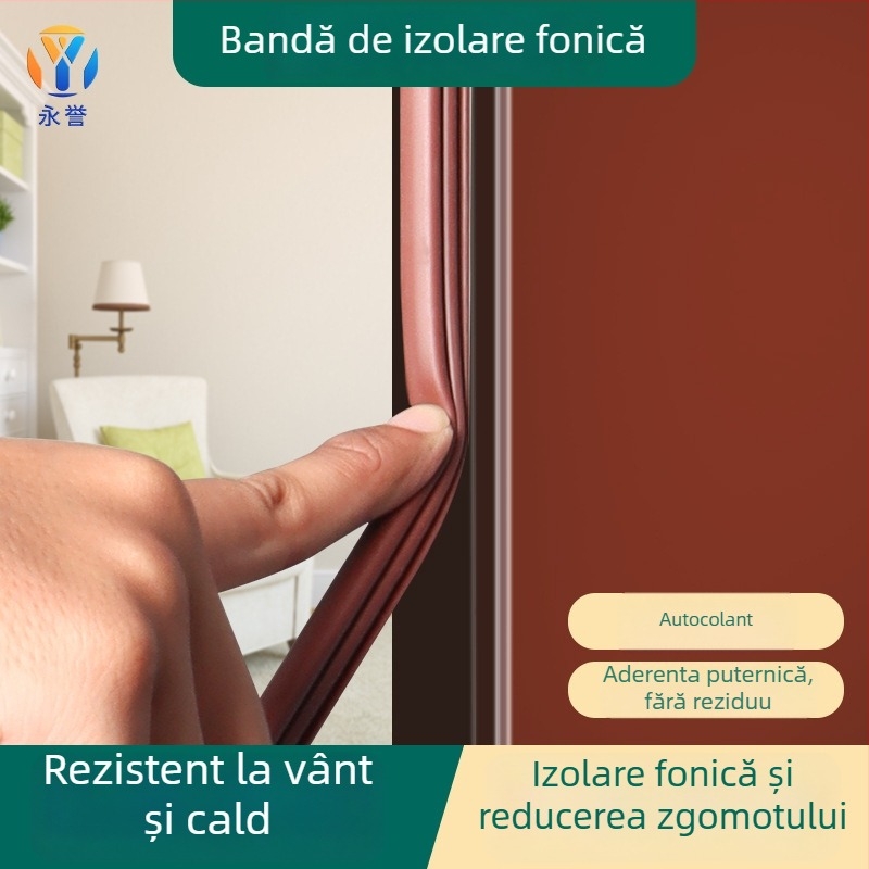 Bandă de etanșare a rosturilor ușii - Owen brand, autoadezivă, rezistentă la temperaturi înalte, uzură și coroziune