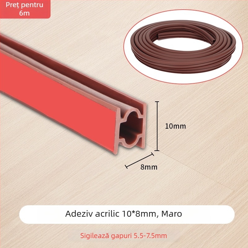 Bandă de etanșare a rosturilor ușii - Owen brand, autoadezivă, rezistentă la temperaturi înalte, uzură și coroziune