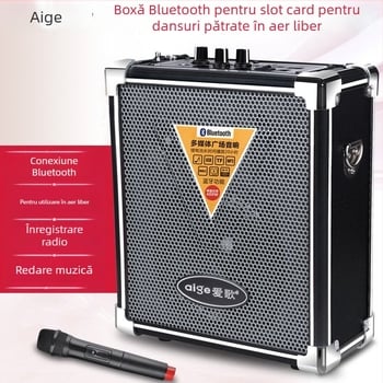 Boxă Bluetooth Q70bt — portabilă, cu putere mare, slot pentru card și USB, folosire în exterior (SNR ≥75 dB)