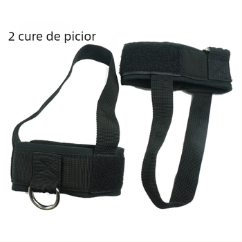 Sfoară de antrenament pentru box – tip de agățare, piele naturală, 850 g, antrenament pentru picioare