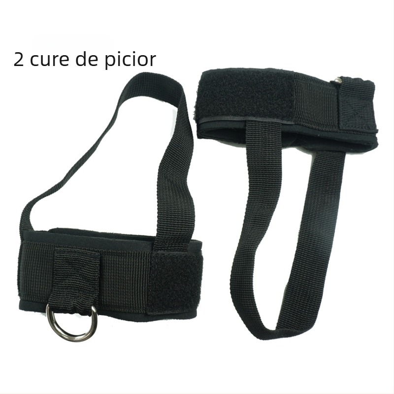 Sfoară de antrenament pentru box – tip de agățare, piele naturală, 850 g, antrenament pentru picioare