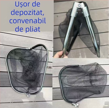 Plasă de pescuit pliabilă pentru pești mari; plasă din nailon cu acoperire de adeziv; sarcină de încărcare 100