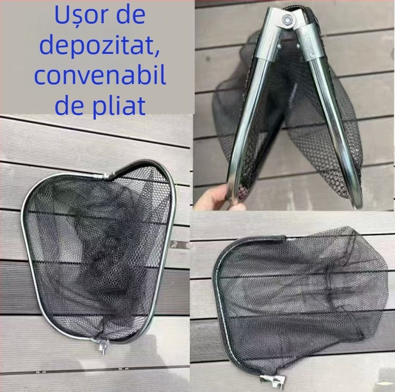 Plasă de pescuit pliabilă pentru pești mari; plasă din nailon cu acoperire de adeziv; sarcină de încărcare 100