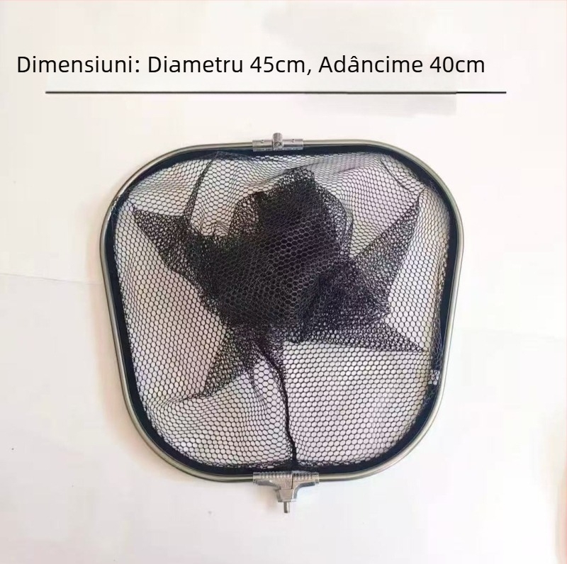 Plasă de pescuit pliabilă pentru pești mari; plasă din nailon cu acoperire de adeziv; sarcină de încărcare 100