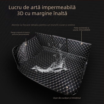 Covoraș pentru portbagaj din piele Kai Bemei, pentru mașină, model special, impermeabil, personalizare disponibilă