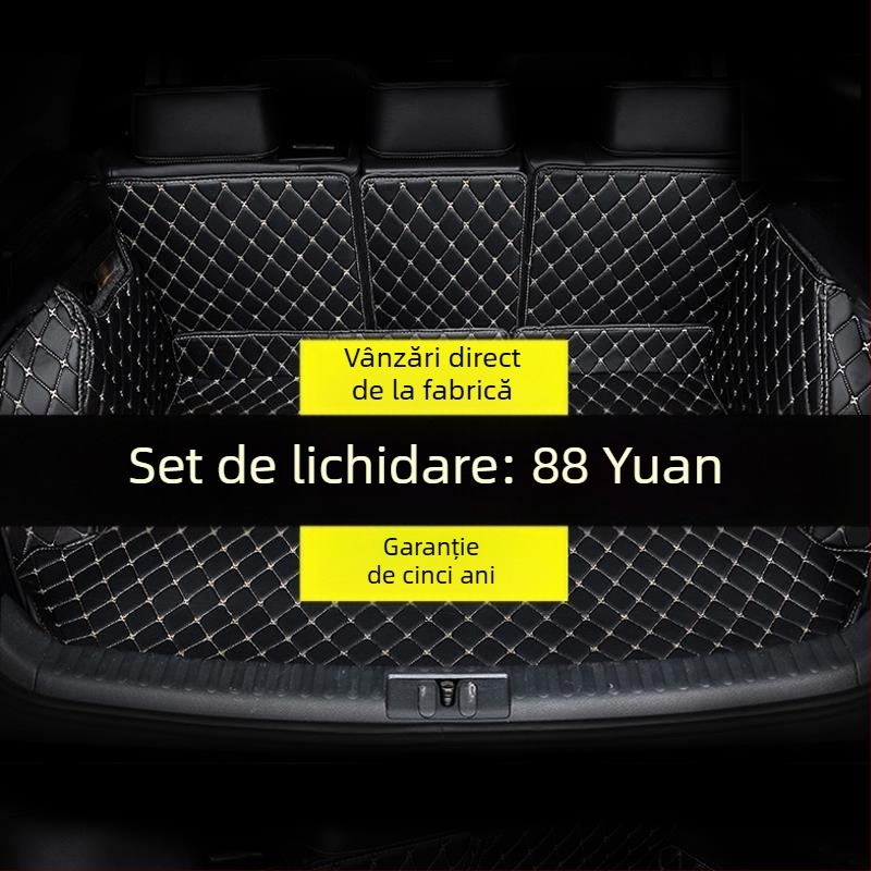 Covoraș pentru portbagaj din piele Kai Bemei, pentru mașină, model special, impermeabil, personalizare disponibilă