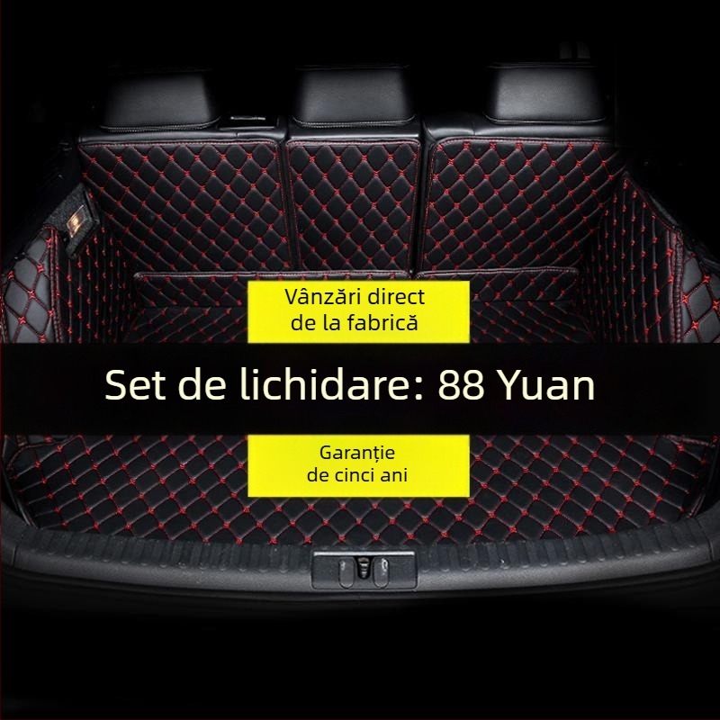 Covoraș pentru portbagaj din piele Kai Bemei, pentru mașină, model special, impermeabil, personalizare disponibilă