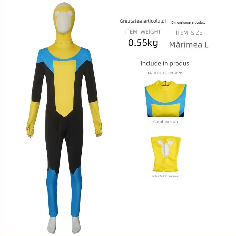 Costum Cosplay Bodysuit pentru jocuri și anime – Unisex, poliester, ținută de scenă, Falai Animation