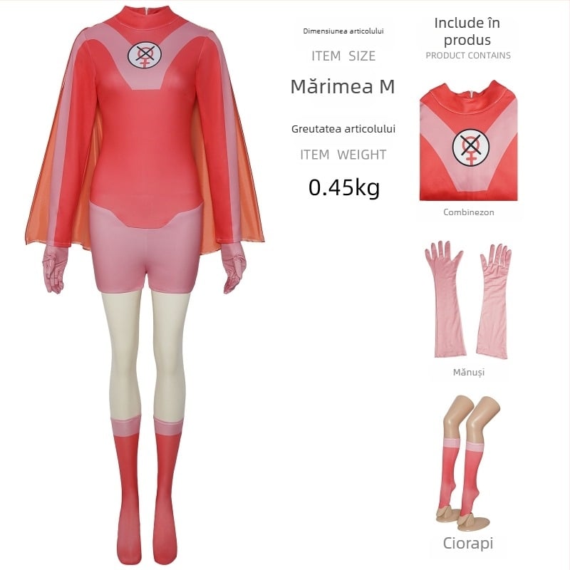 Costum Cosplay Bodysuit pentru jocuri și anime – Unisex, poliester, ținută de scenă, Falai Animation