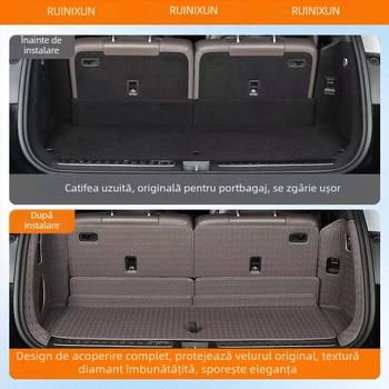 Covoraș din piele pentru portbagaj Wenjie M9, cu acoperire completă