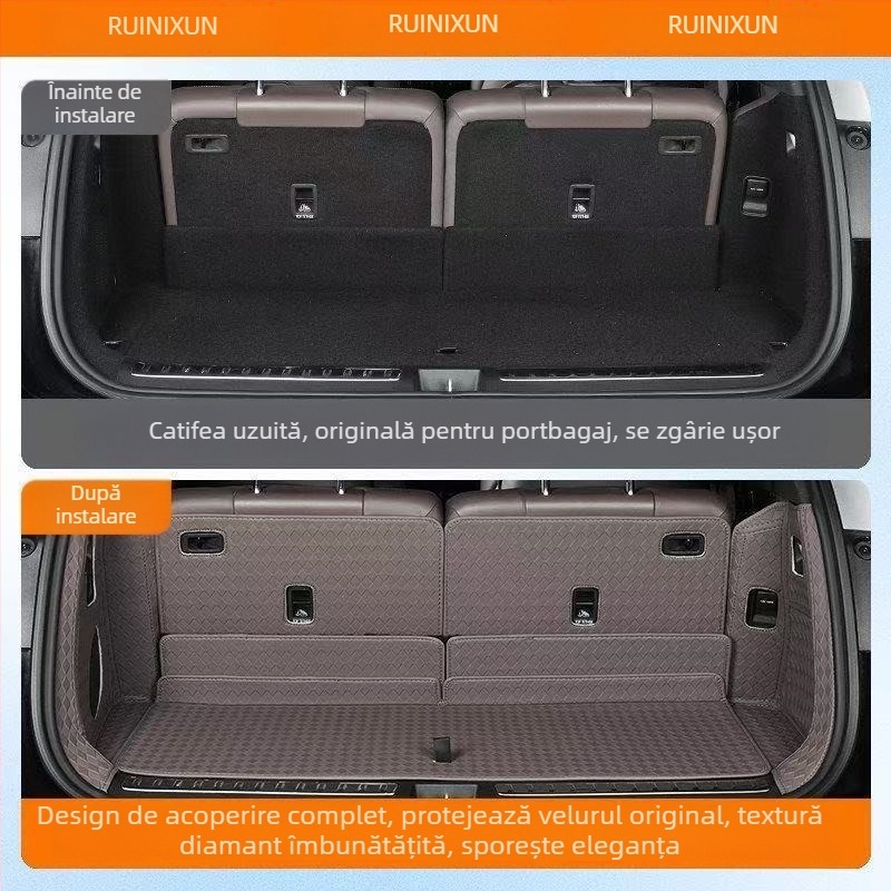 Covoraș din piele pentru portbagaj Wenjie M9, cu acoperire completă