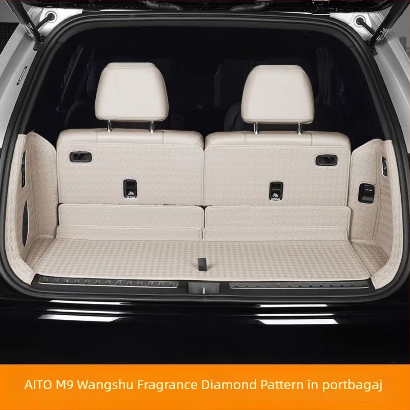 Covoraș din piele pentru portbagaj Wenjie M9, cu acoperire completă