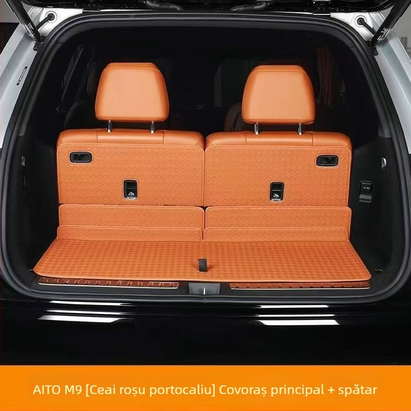 Covoraș din piele pentru portbagaj Wenjie M9, cu acoperire completă