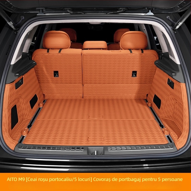 Covoraș din piele pentru portbagaj Wenjie M9, cu acoperire completă