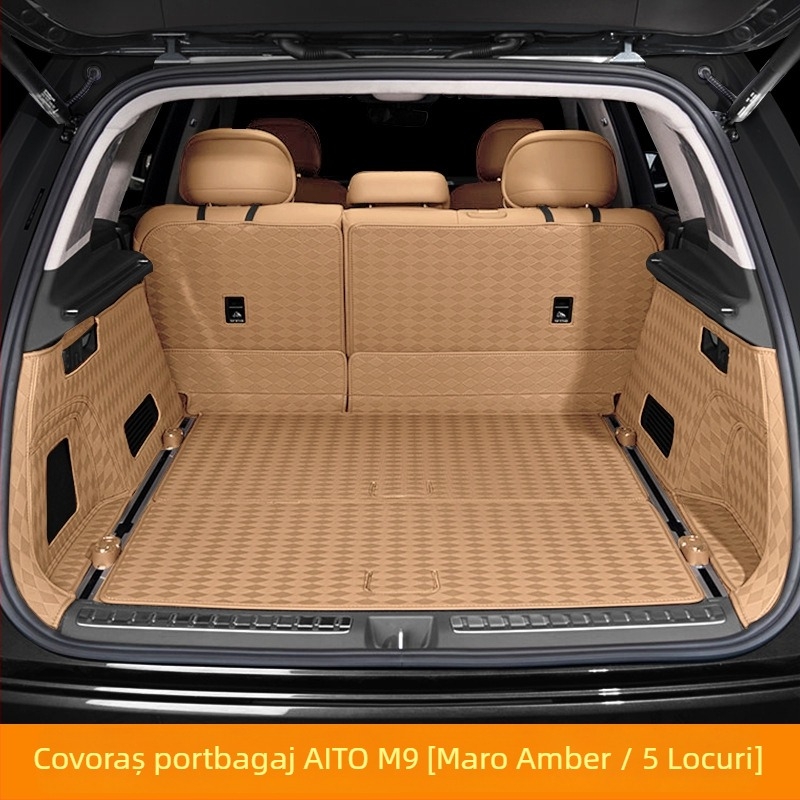 Covoraș din piele pentru portbagaj Wenjie M9, cu acoperire completă