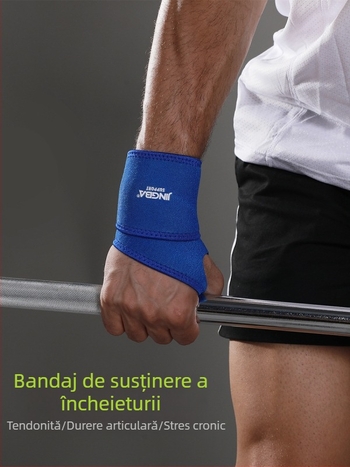 Bandă de protecție a încheieturii din nylon pentru adulți, potrivită pentru baschet, badminton și tenis