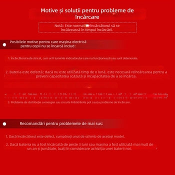 Încărcător pentru mașinuțe electrice pentru copii 6–12V, intrare AC 100–240V, ieșire 6–12V, 1A