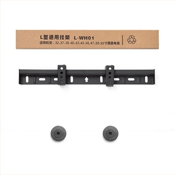 Suport universal de perete pentru televizor, cu două găuri, model L02, din fier, control mecanic, capacitate peste 15 kg