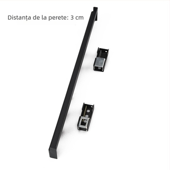 Suport universal de perete pentru televizor, cu două găuri, model L02, din fier, control mecanic, capacitate peste 15 kg