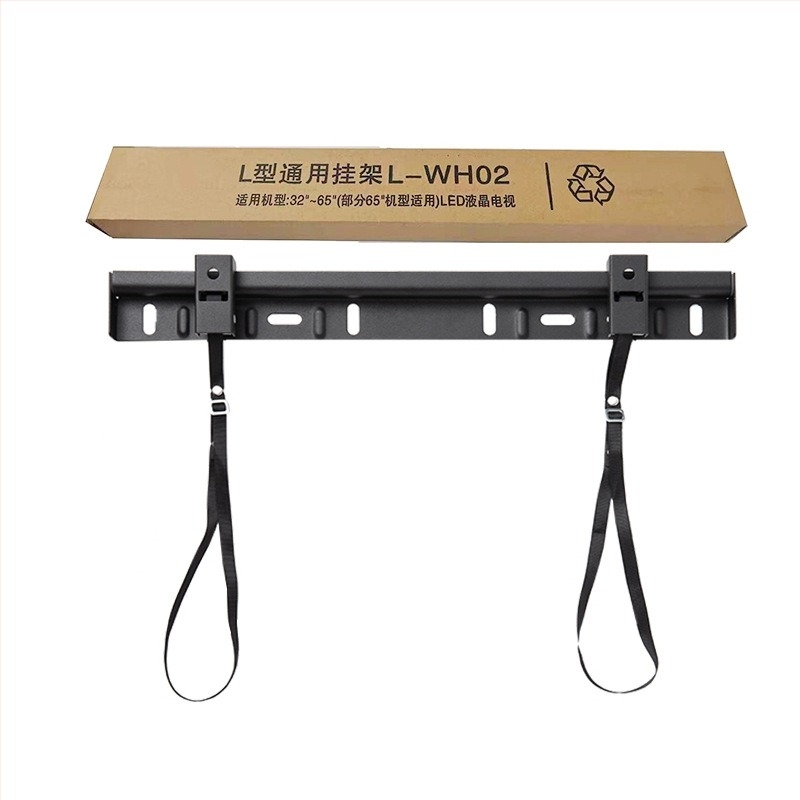 Suport universal de perete pentru televizor, cu două găuri, model L02, din fier, control mecanic, capacitate peste 15 kg