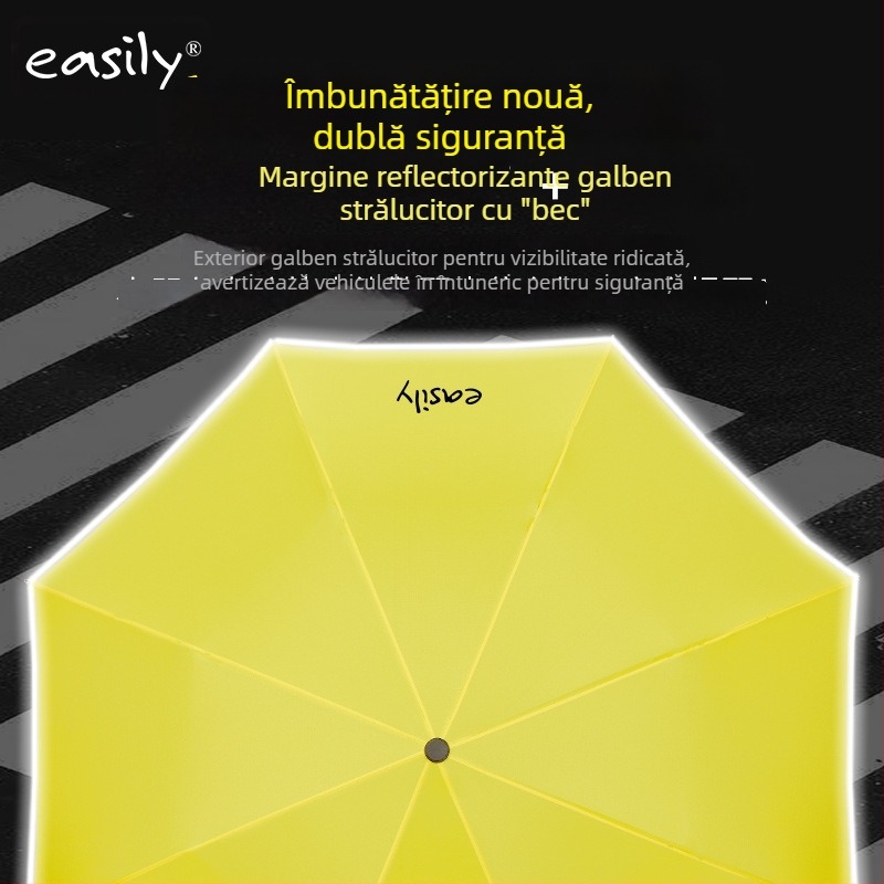 Umbrelă pentru copii cu mâner lung și design de desene animate, 8 arce, țesătură poliester 210T, tijă din oțel cu mâner din plastic