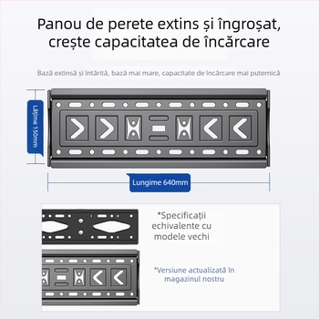 Suport universal pentru TV montat pe perete, suport simplu de perete, material: Altul