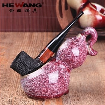 Pipă Heather, lucrată manual, reutilizabilă, filtr 9mm, imprimare logo disponibilă