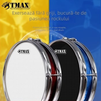 TMAX Pad de tobă pentru practică, Model 1, Ambalaj din carton, Pentru instrumente muzicale