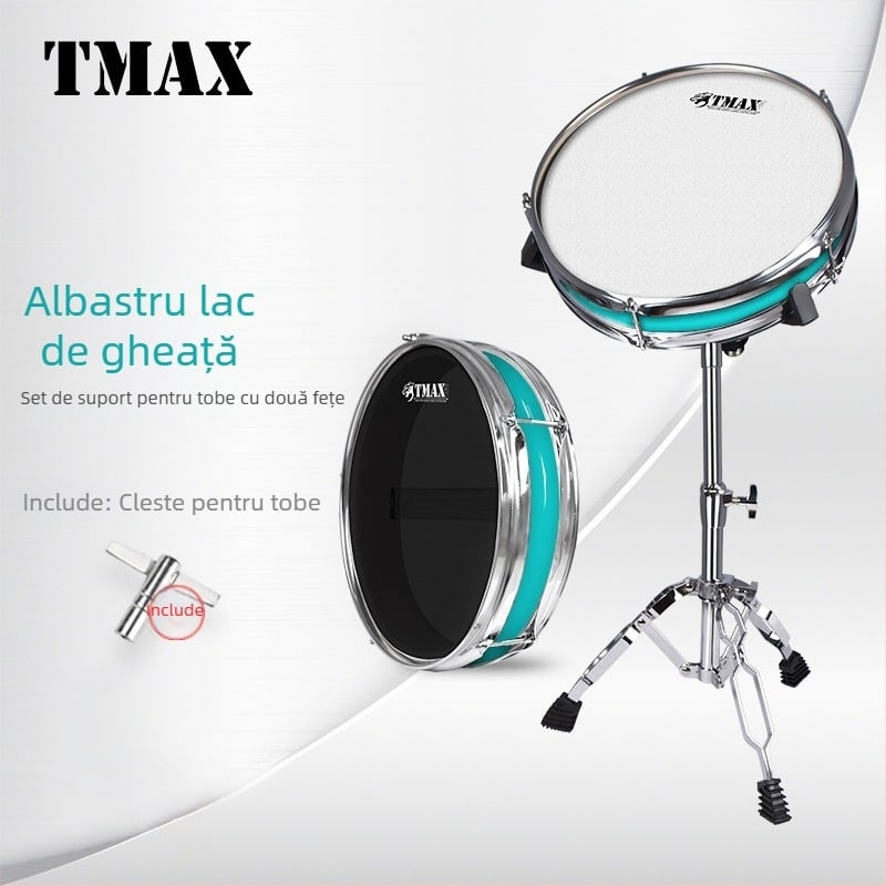 TMAX Pad de tobă pentru practică, Model 1, Ambalaj din carton, Pentru instrumente muzicale