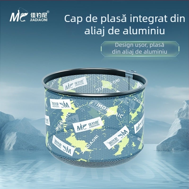 Cap de plasă pentru pescuit la caras – anti-agenare la cârlig, set complet cu protecție pentru pește, plasă din plasă, adâncime 30
