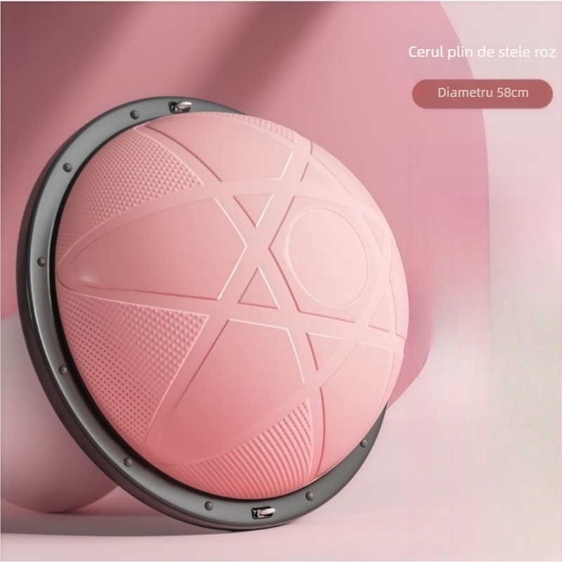 Mingă de yoga cu echilibru pentru picior, semiovală, din silicon, rezistentă la explozie, design îngroșat, 5 kg