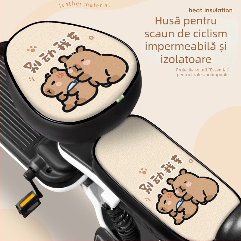 Husă universală pentru scaunul vehiculului electric (Piele; Originea: Guangdong; Toate sezoanele; Fără personalizare; Marcă: Altă)